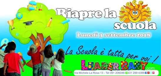 Rientro a scuola dalle vacanze estive 2018