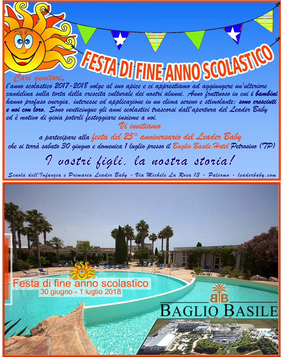 Festa della scuola - fine a.s. 2017/18